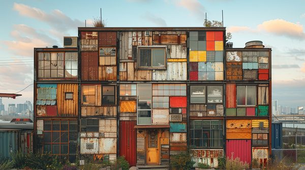 Bricolage créatif dans l'architecture contemporaine